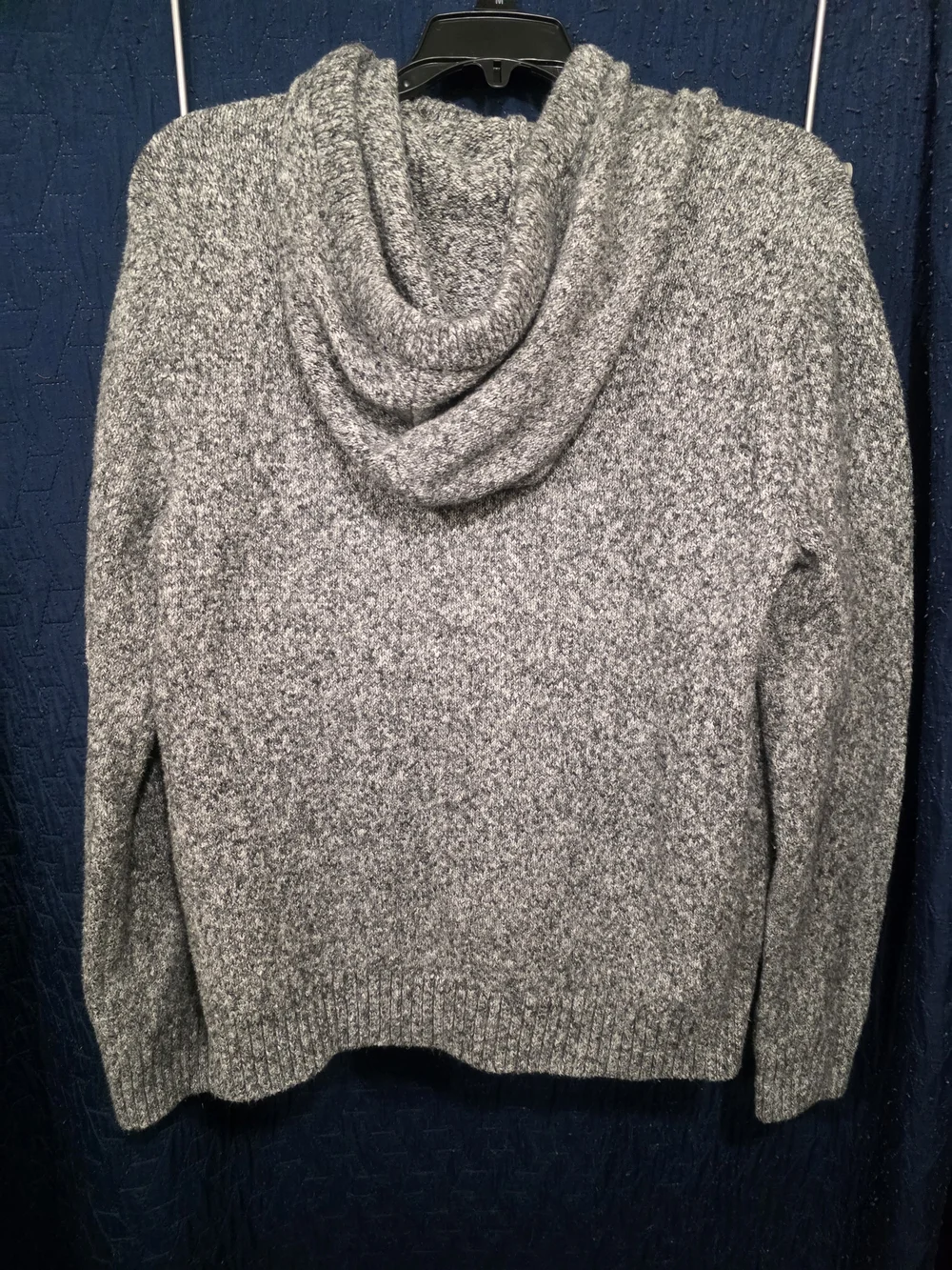 Old Navy Gray Marled Crewneck Hoodie Sweater